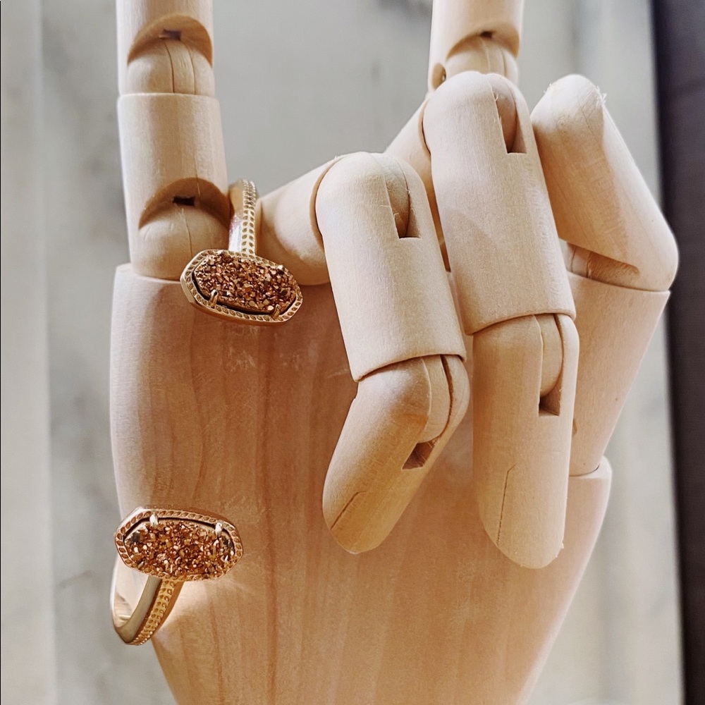 Elton Kendra Scott rose gold cuff bracelet